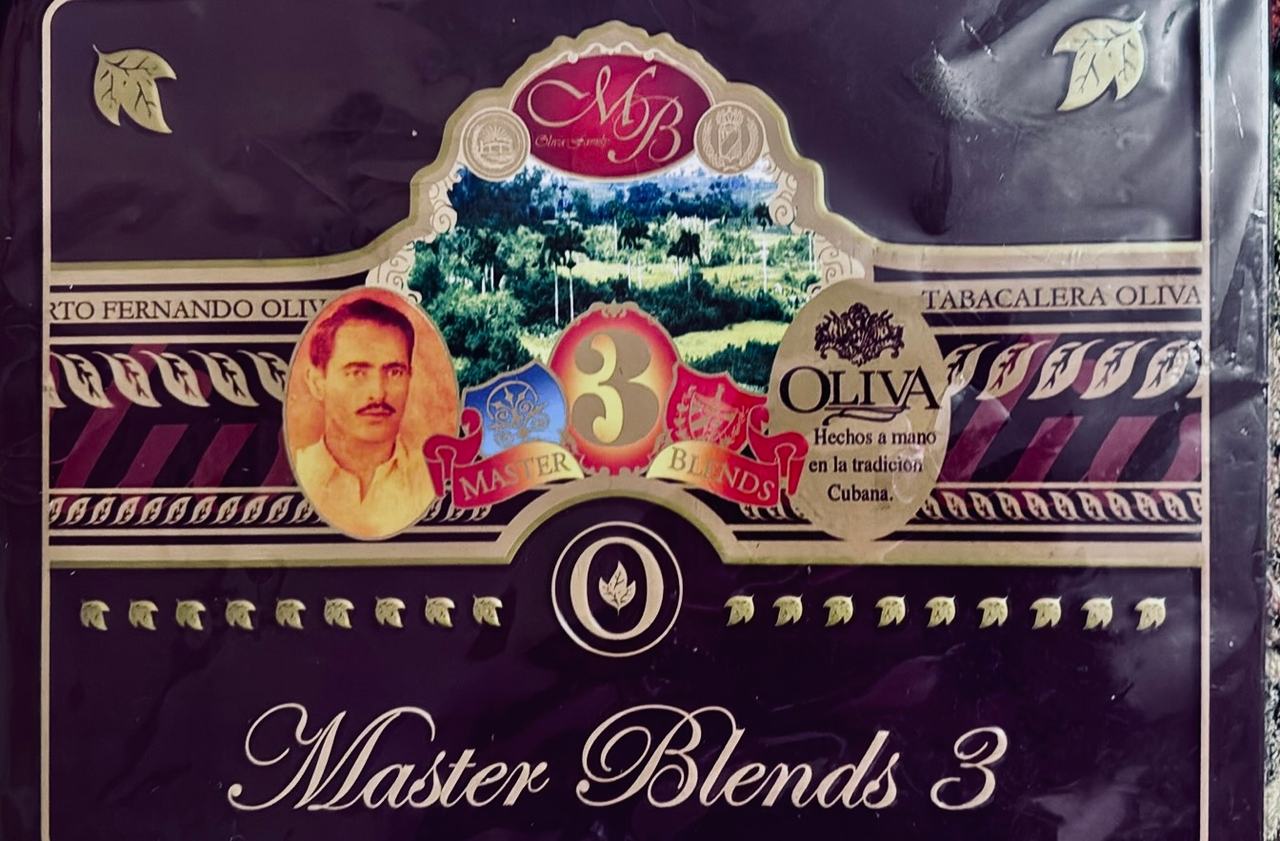 Oliva Master Blends 3 Cigars Sign