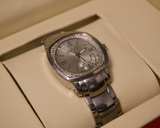 August Steiner Ladies Watch – Cushion Crystal Bezel, Day/Date, Swiss Quartz - Image 2