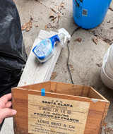 Louis Bert & Cie Vintage Wooden Wine Crate - Image 1