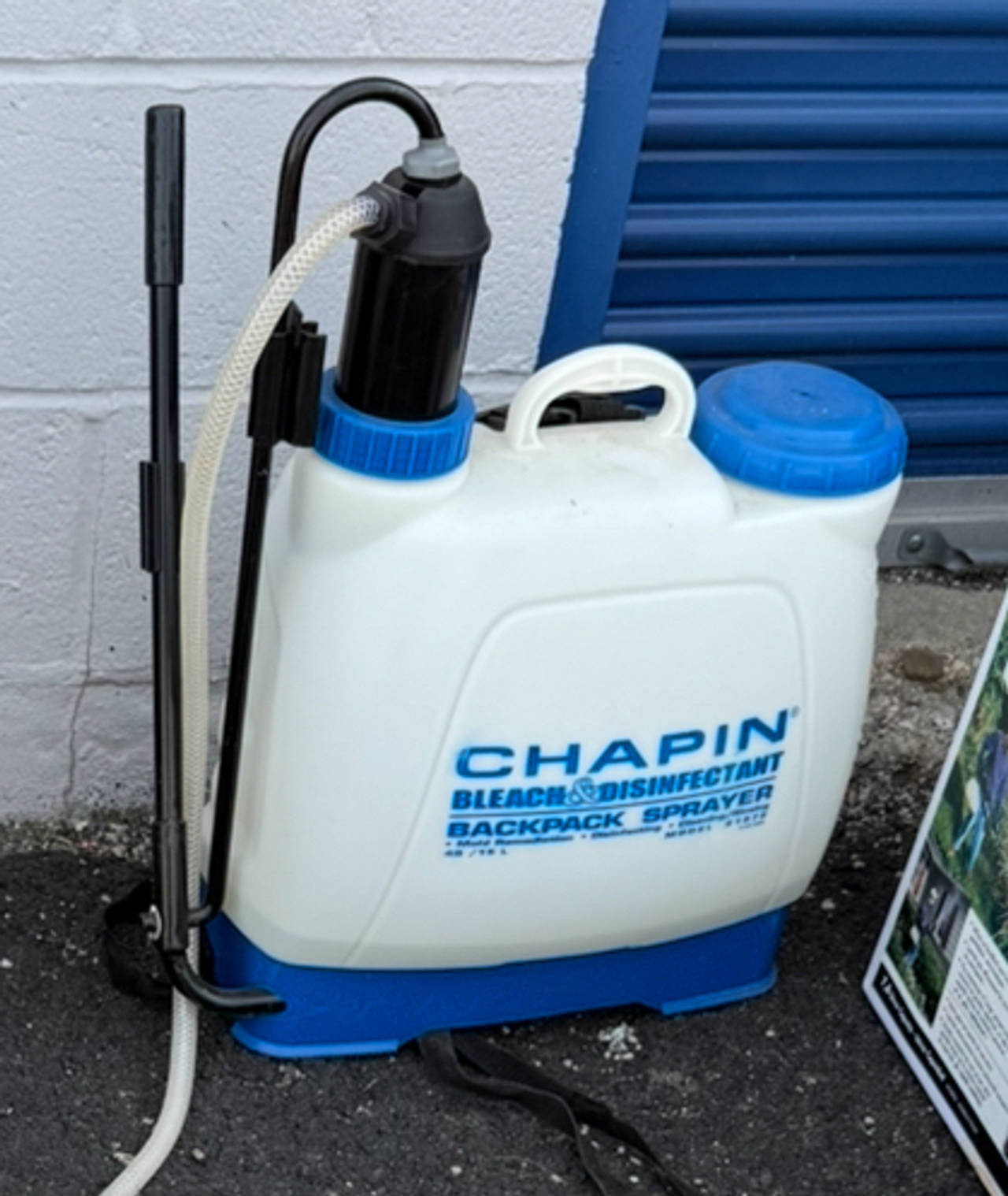 Chapin Bleach & Disinfectant Backpack Sprayer