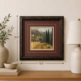 Framed Tuscan Landscape Art Print - Image 1