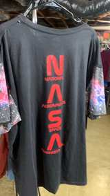 NASA Apollo Astronaut Galaxy Graphic T-Shirt - Image 3