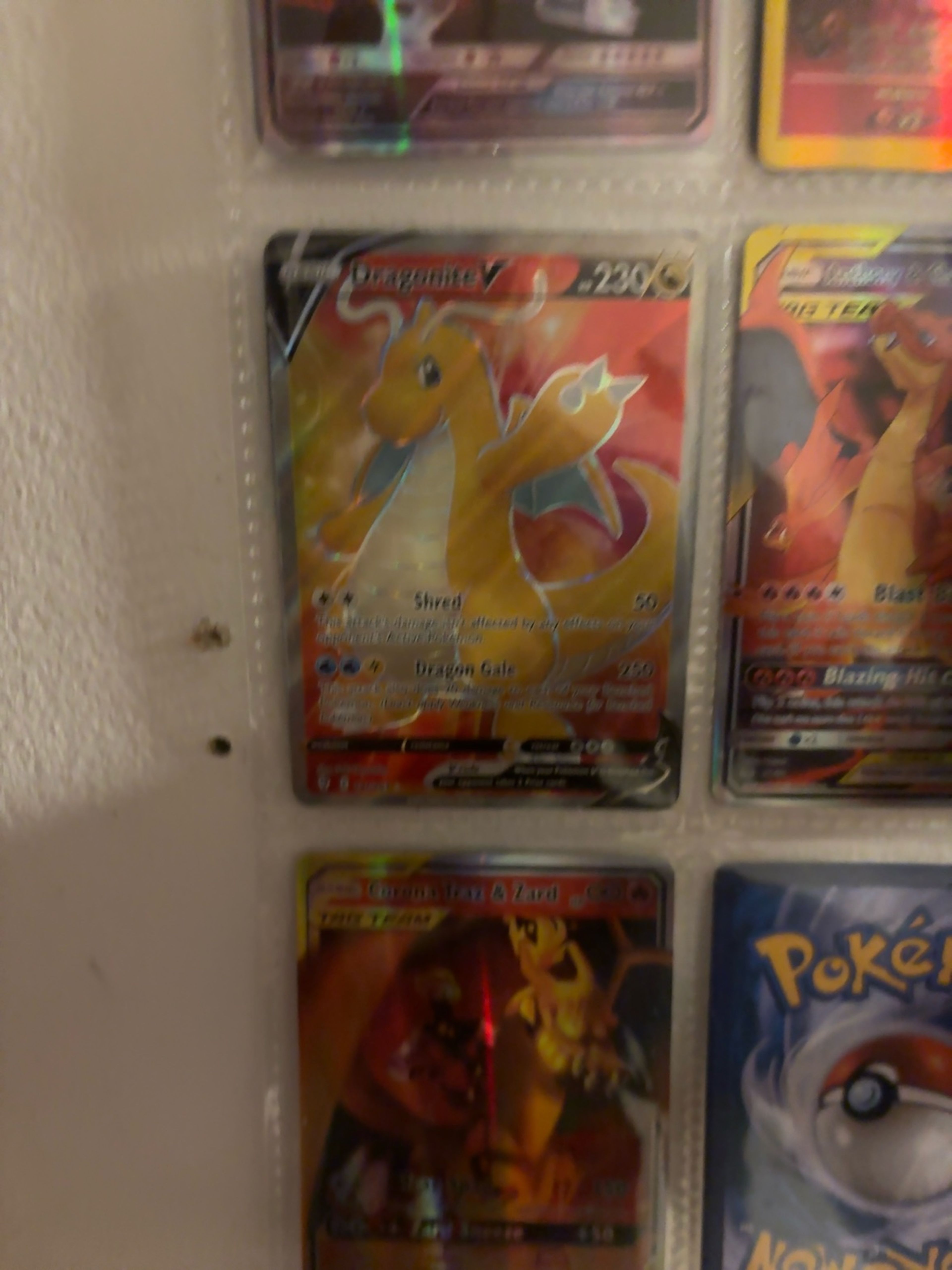 Pokemon Dragonite V Full Art Blue Sky