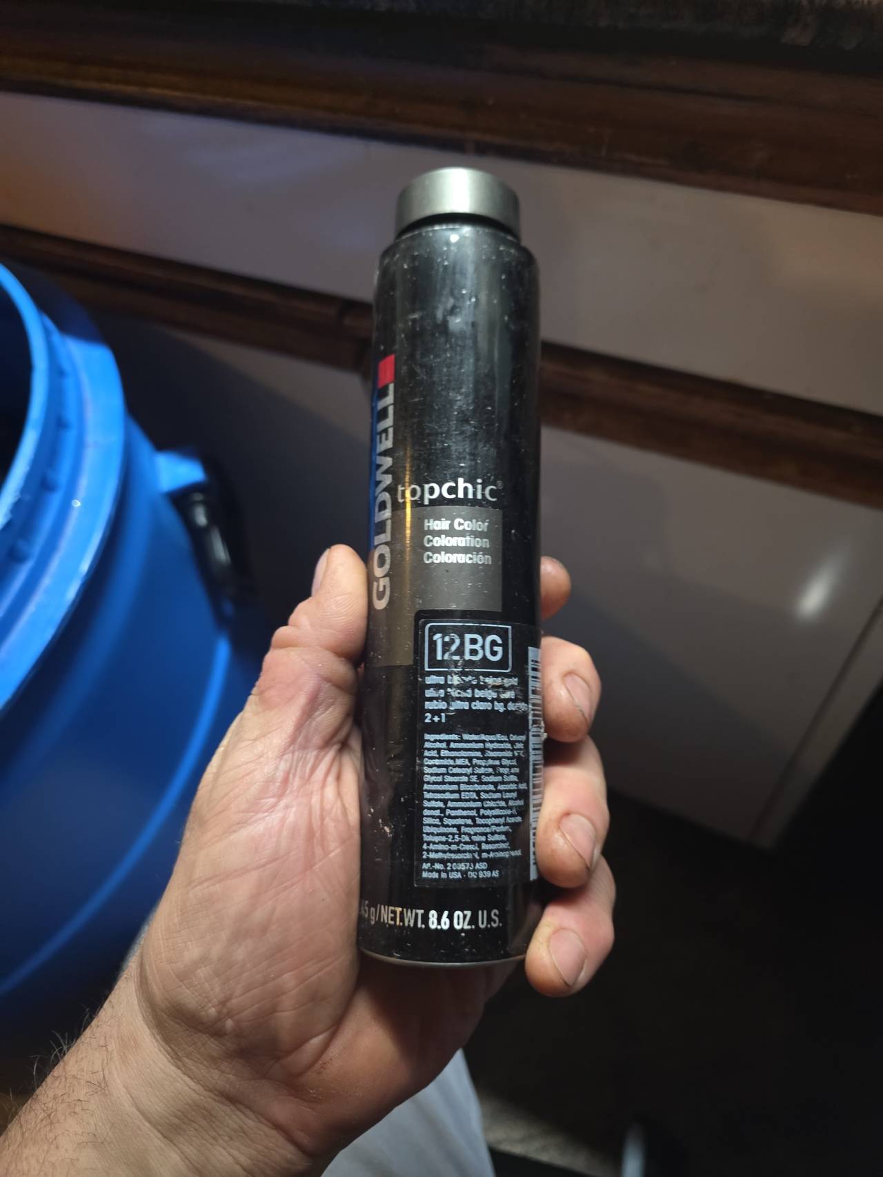 Goldwell Topchic Hair Color 12BG Ultra Bright Beige Gold Canister