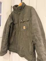 Carhartt Quick Duck Jefferson Traditional Jacket Olive Green - Image 4
