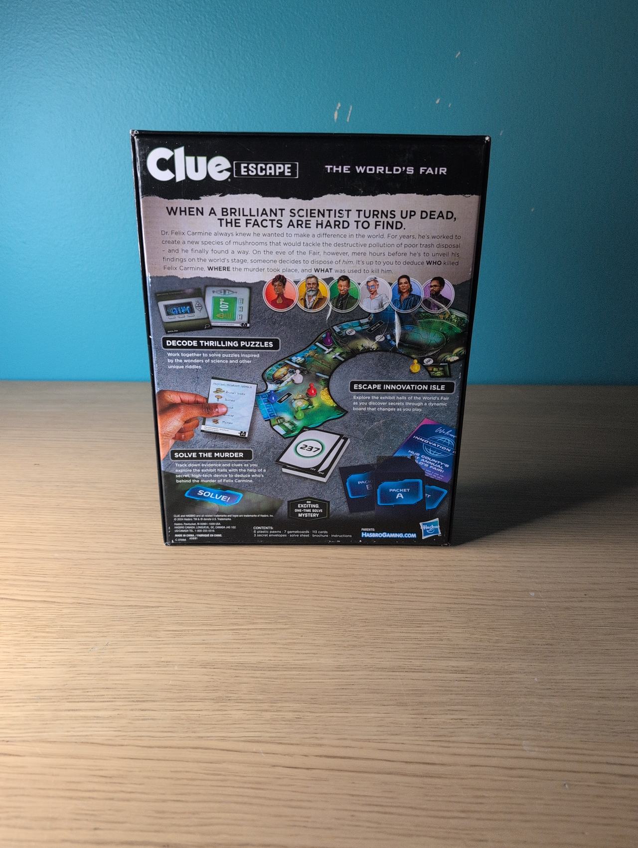 Clue Escape: The World's Fair Board Game