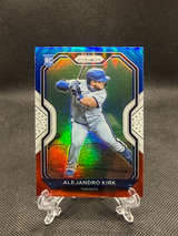 2021 Panini Prizm Alejandro Kirk Red White Blue Prizm #169 Rookie Card - Image 1