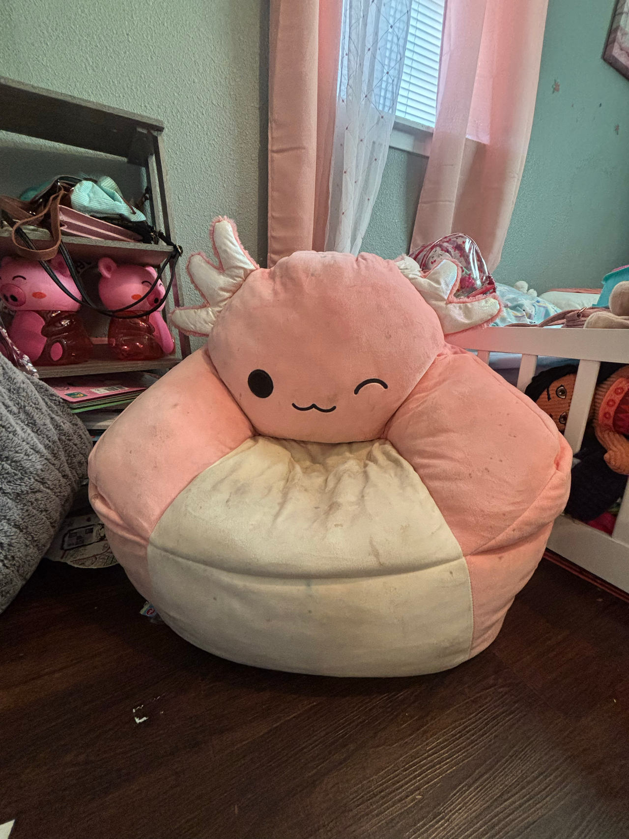 Squishmallows Archie the Axolotl Plush Bean Bag Chair