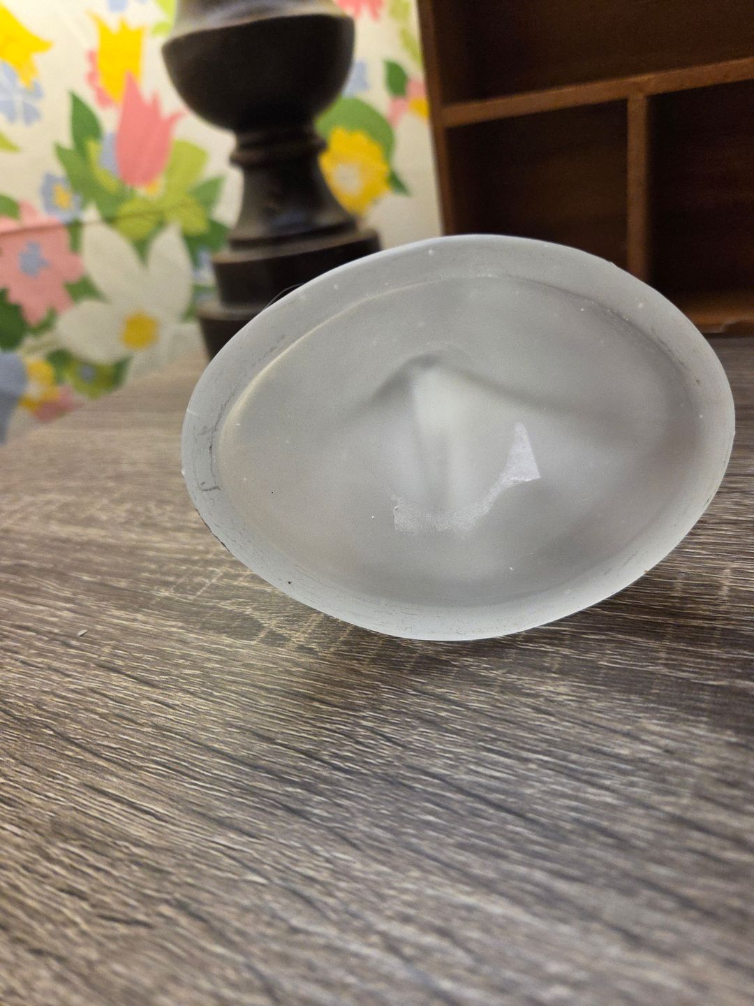 Partylite Frosted Glass Tulip Candle Holder