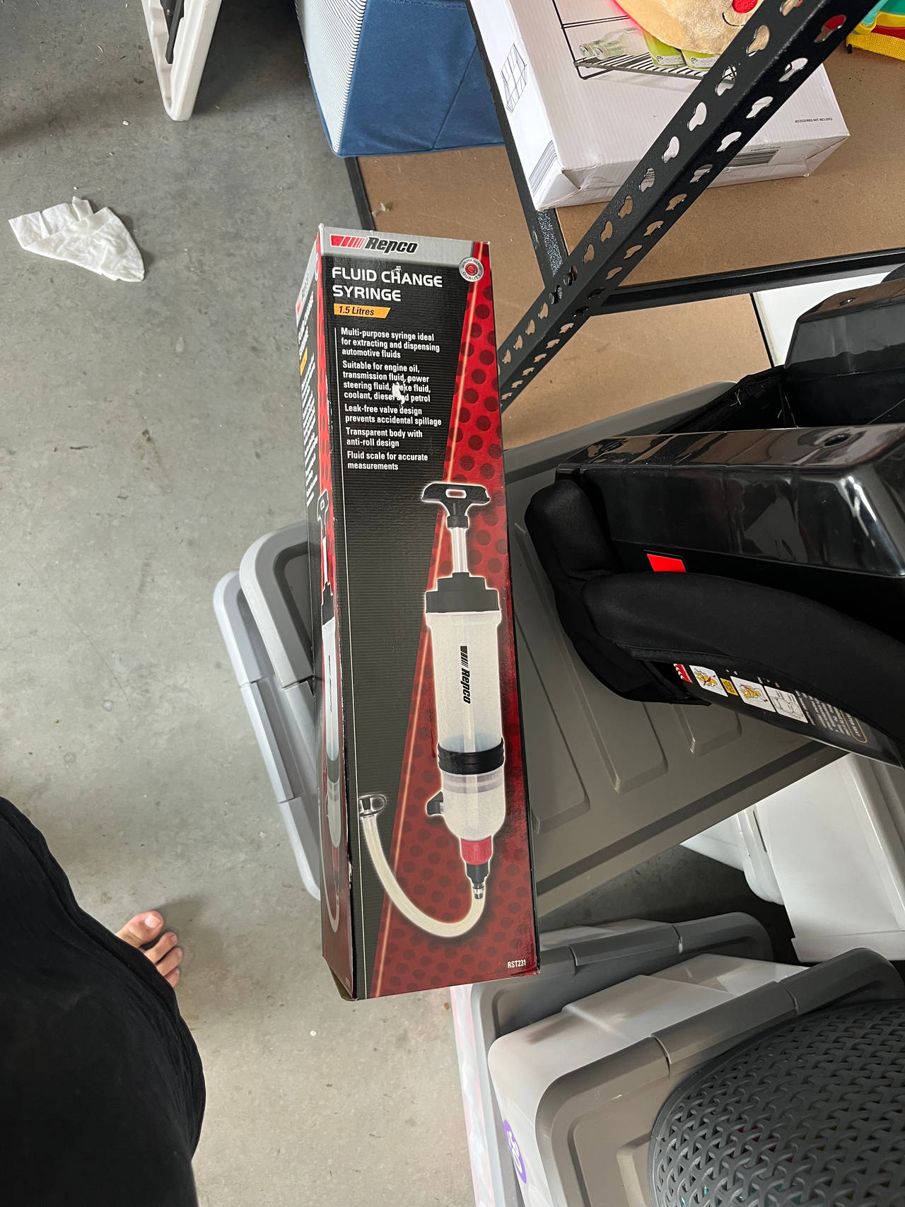 Repco Fluid Change Syringe 1.5 Litre