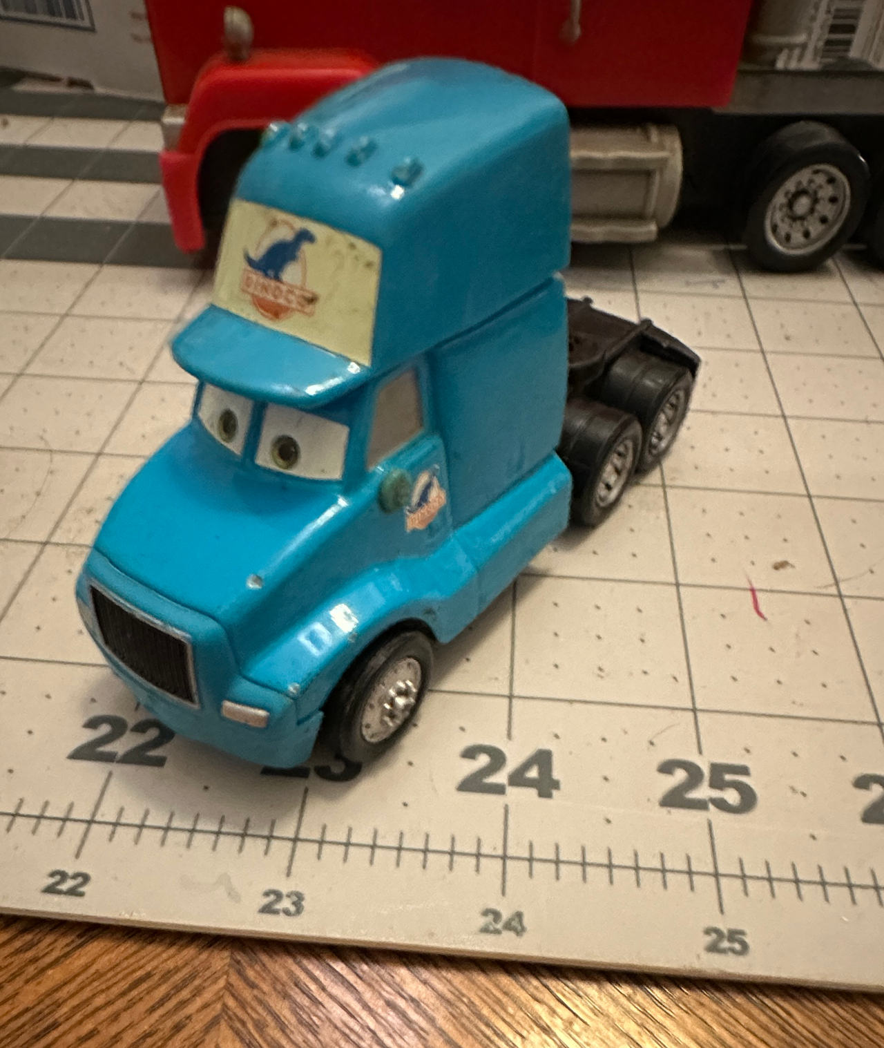 Disney Pixar Cars Dinoco Gray Hauler Cab