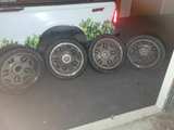 Aftermarket Chrome Wheels with Tires - Image 2
