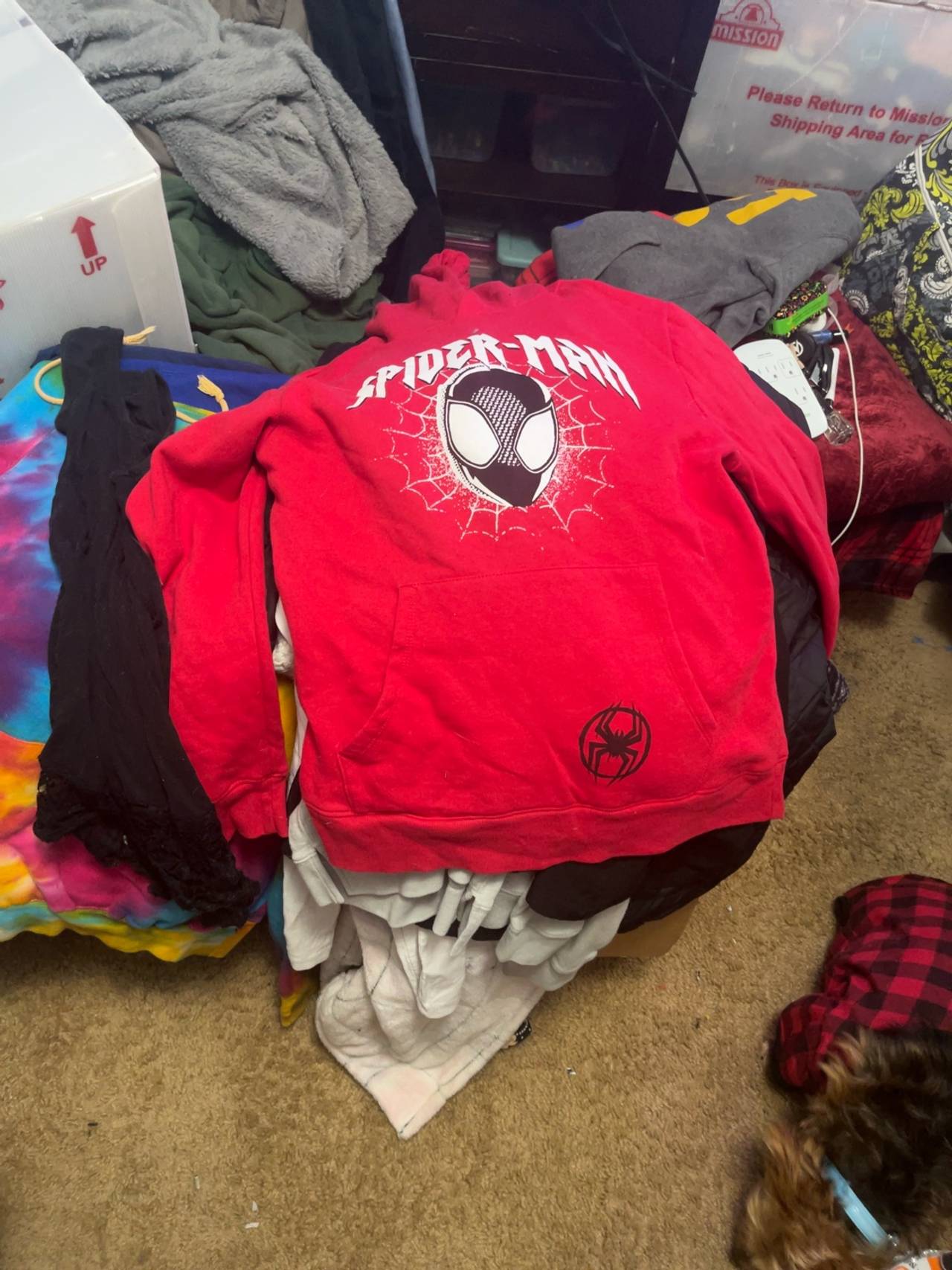 Marvel Spider-Man Red Hoodie