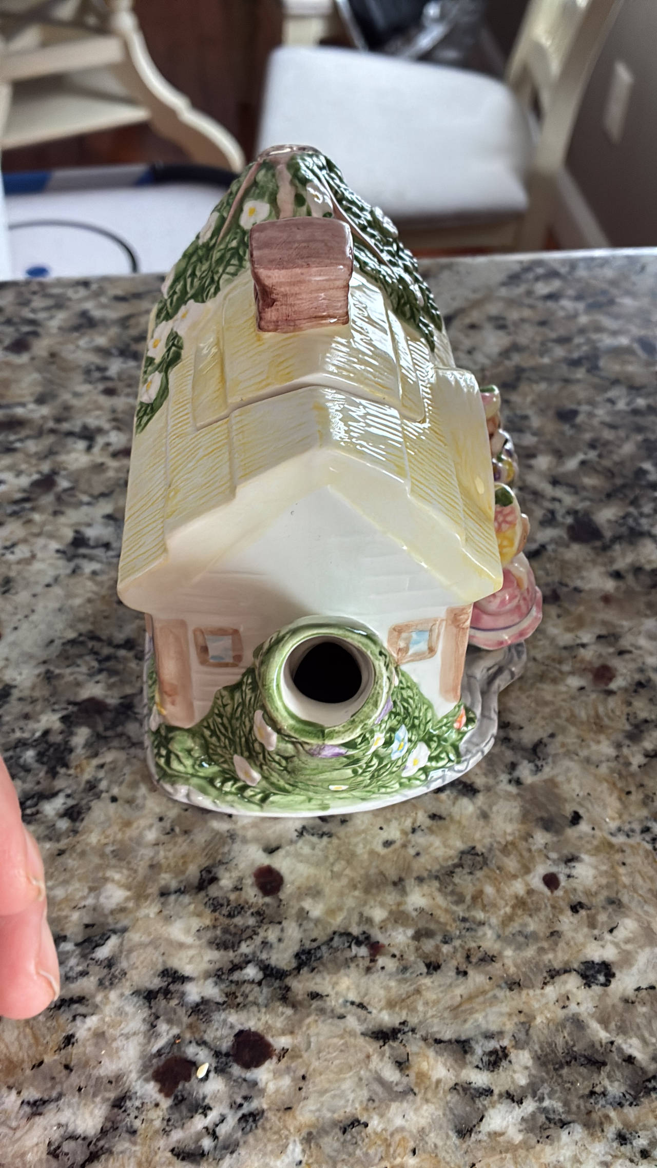 Fitz and Floyd Cottage Teapot