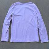 Gymboree Shirt Girls Size 8 Long Sleeve Graphic Tee Purple  - Image 4