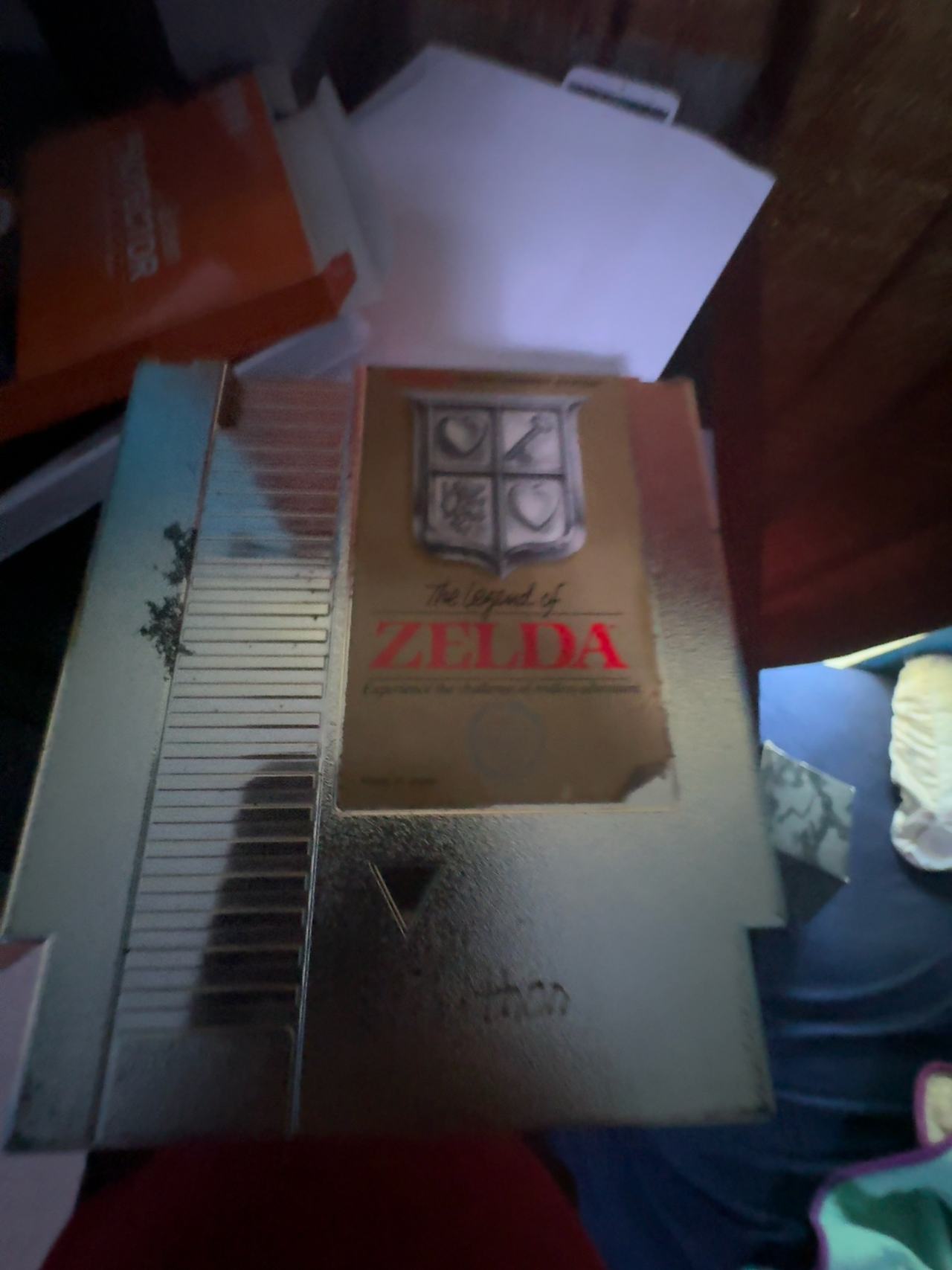 Nintendo The Legend of Zelda NES Gold Cartridge