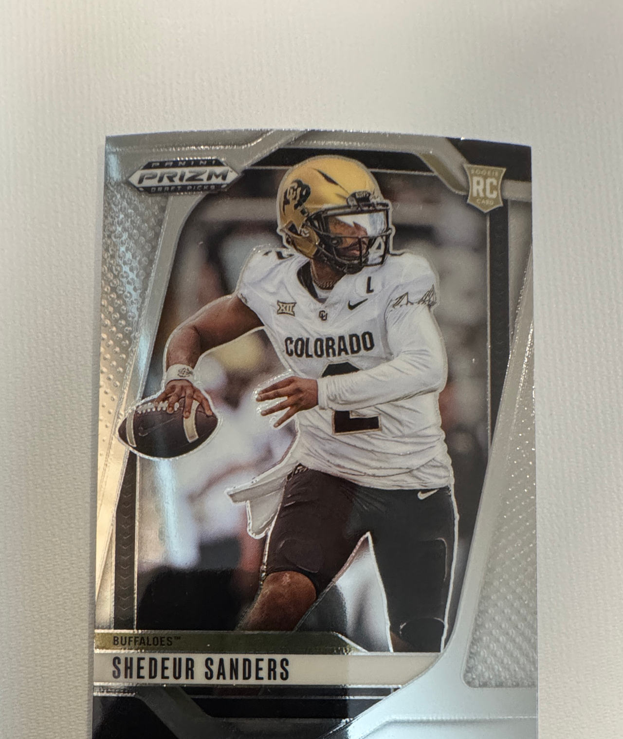 Shedeur Sanders 2023 Panini Prizm Draft Picks Silver Prizm Rookie Card