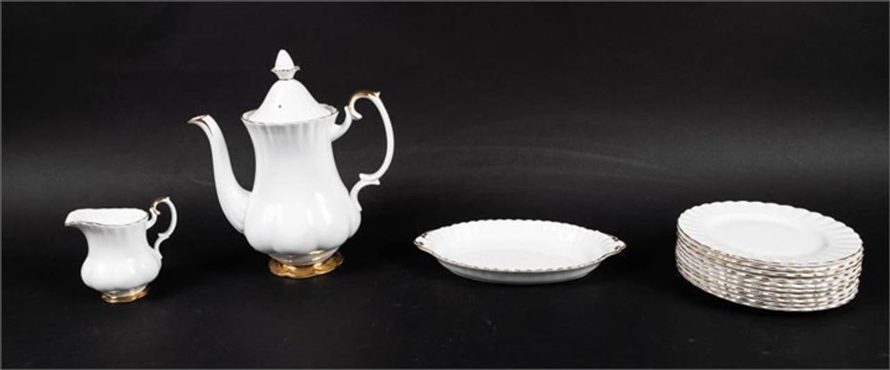 Royal Albert Val D'Or Coffee Pot and Service Set