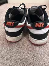 Nike Dunk Low Black White Orange - Image 2
