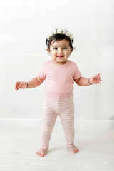 Baby B'gosh 2 pair Striped Ribbed Knit Leggings sz 12 Months - Image 7