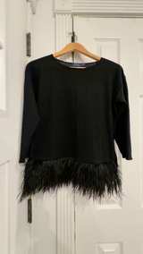 Polo Ralph Lauren Women's Merino Wool Black Top (Medium) - Image 1