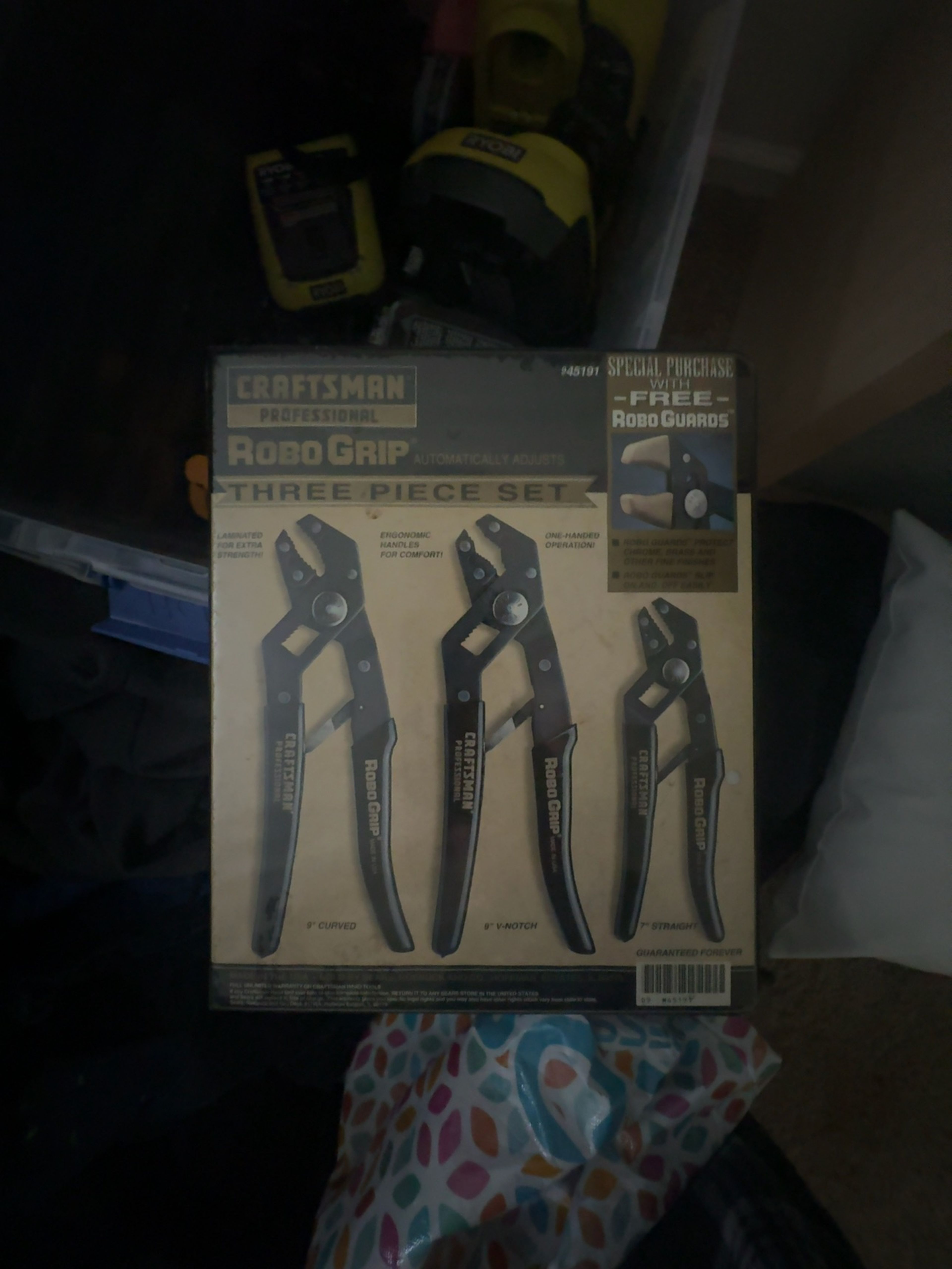 Craftsman Professional Robo Grip 3-Piece Pliers Set