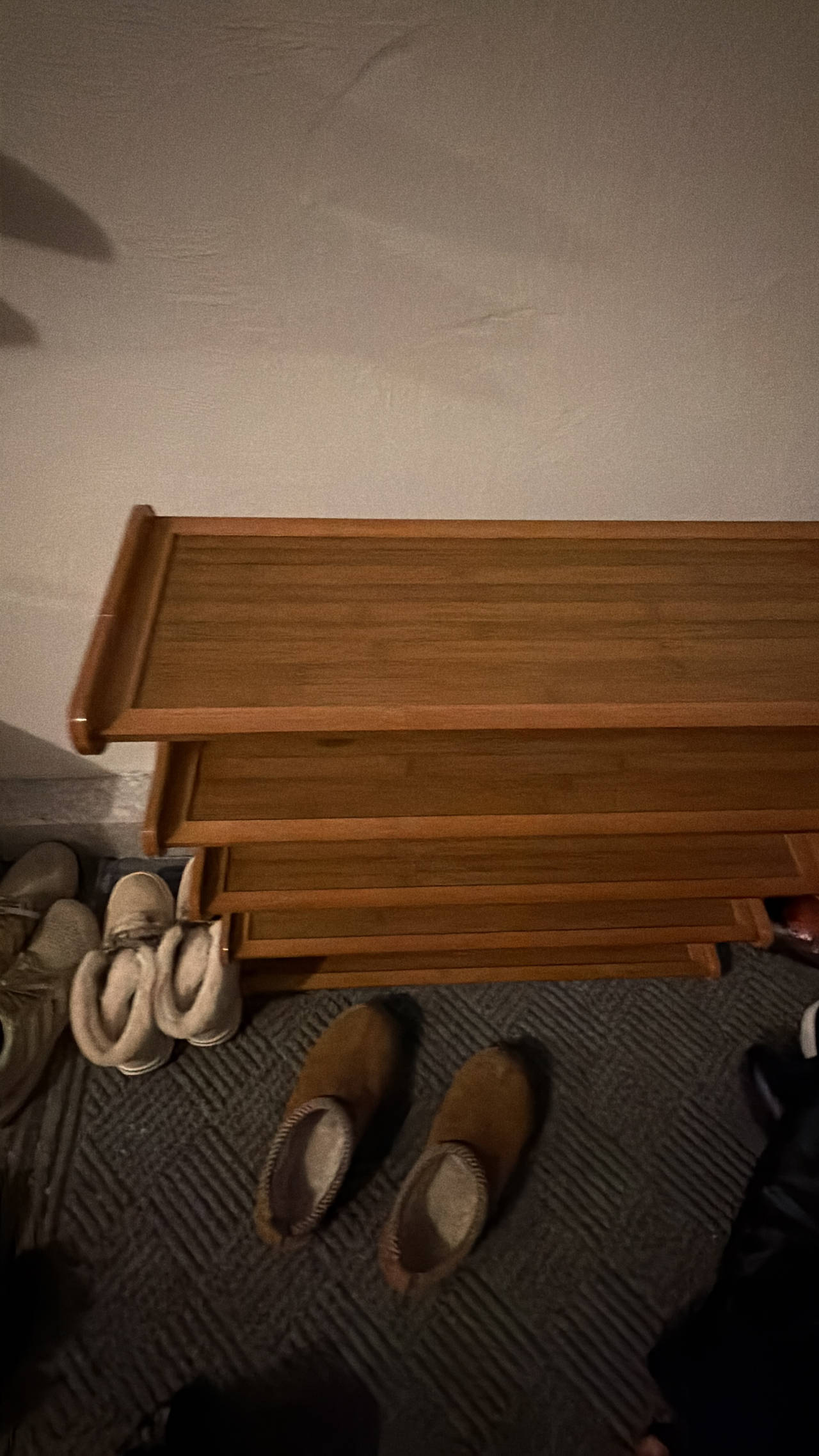 5-Tier Bamboo Shoe Rack Organizer
