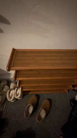 5-Tier Bamboo Shoe Rack Organizer - Image 1