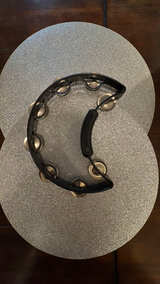 Handheld Crescent Tambourine - Image 2