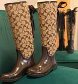 Coach Signature Monogram Rain Boots - Image 5