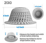 zaa Bathtub Drain Hair Catcher, Premium Silicone Shower Hair Catcher, 1Pack - Image 6