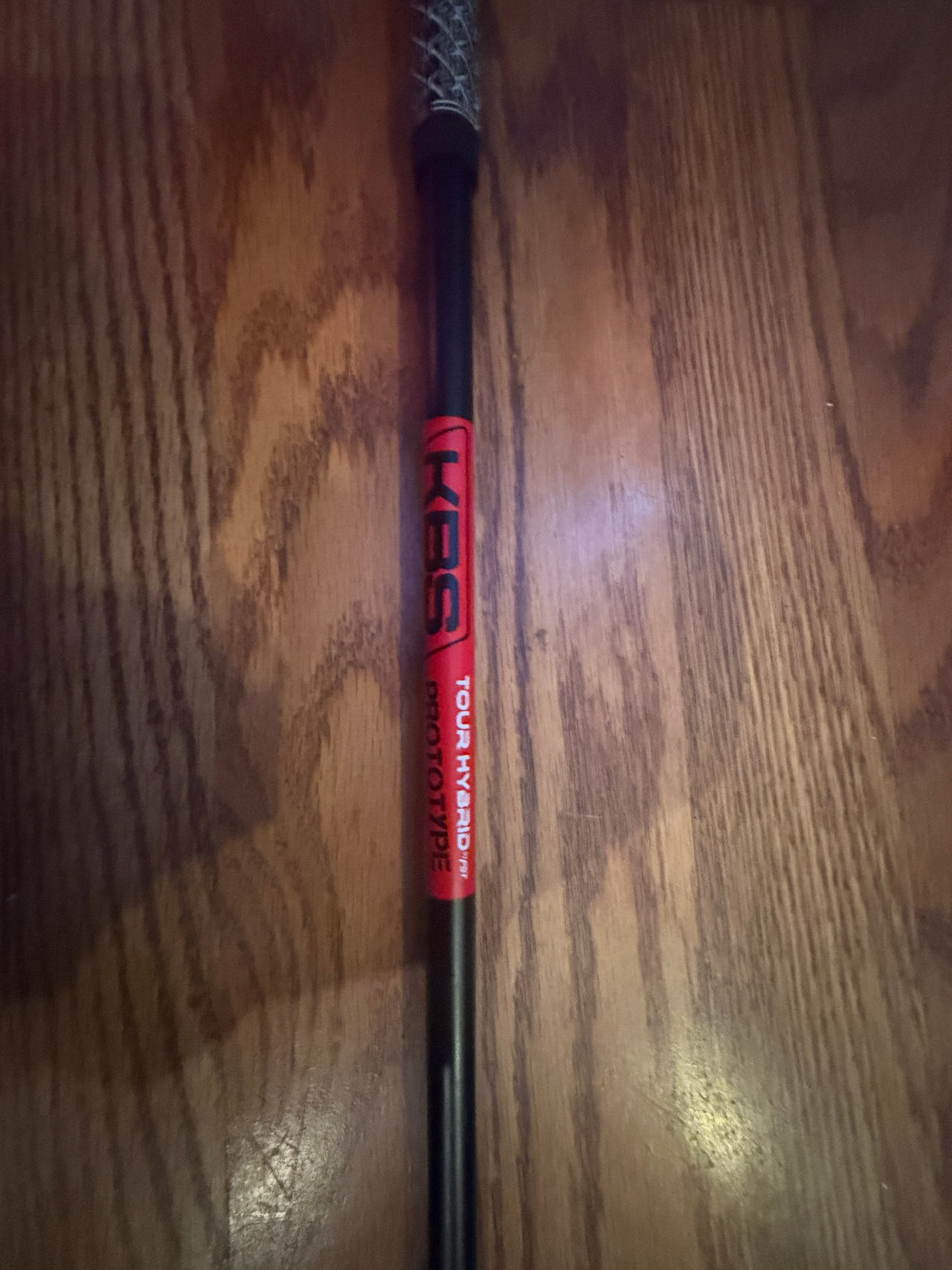 KBS Tour Hybrid Prototype Graphite Shaft with Ping adapter and golf pride grip.