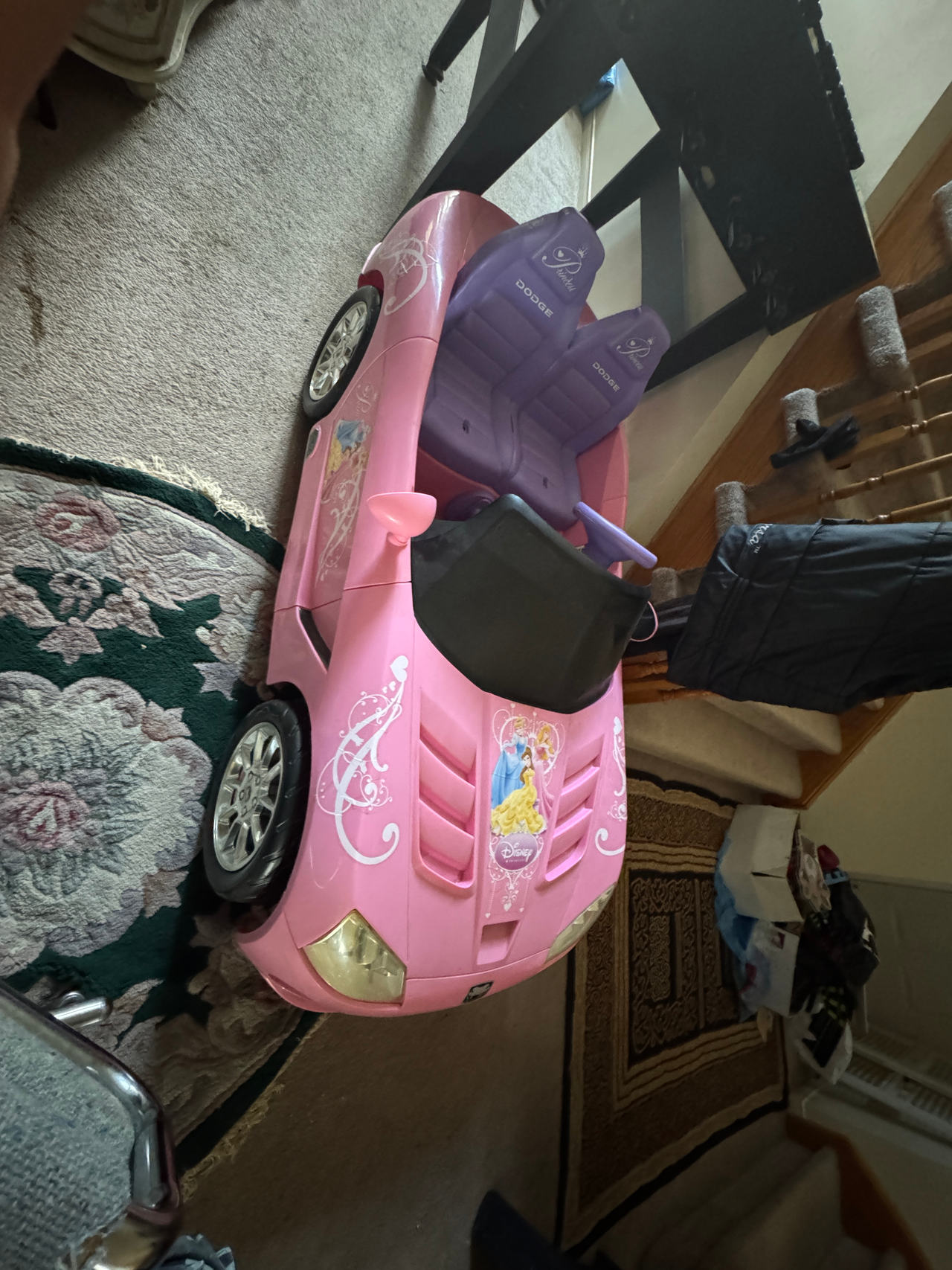 Disney Princess Dodge Viper Ride-On Car