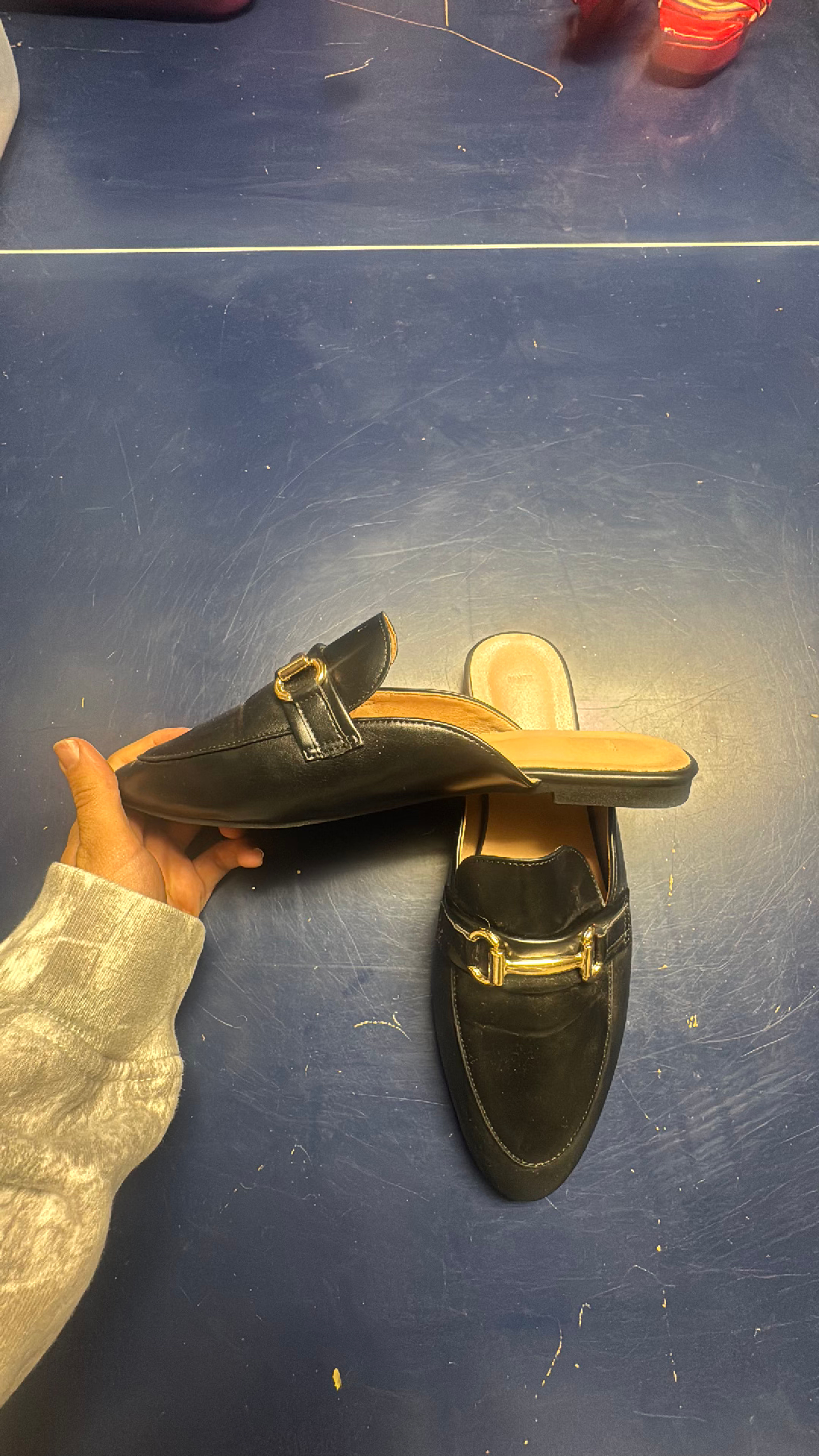 H&M Black Horsebit Mules - Image 2