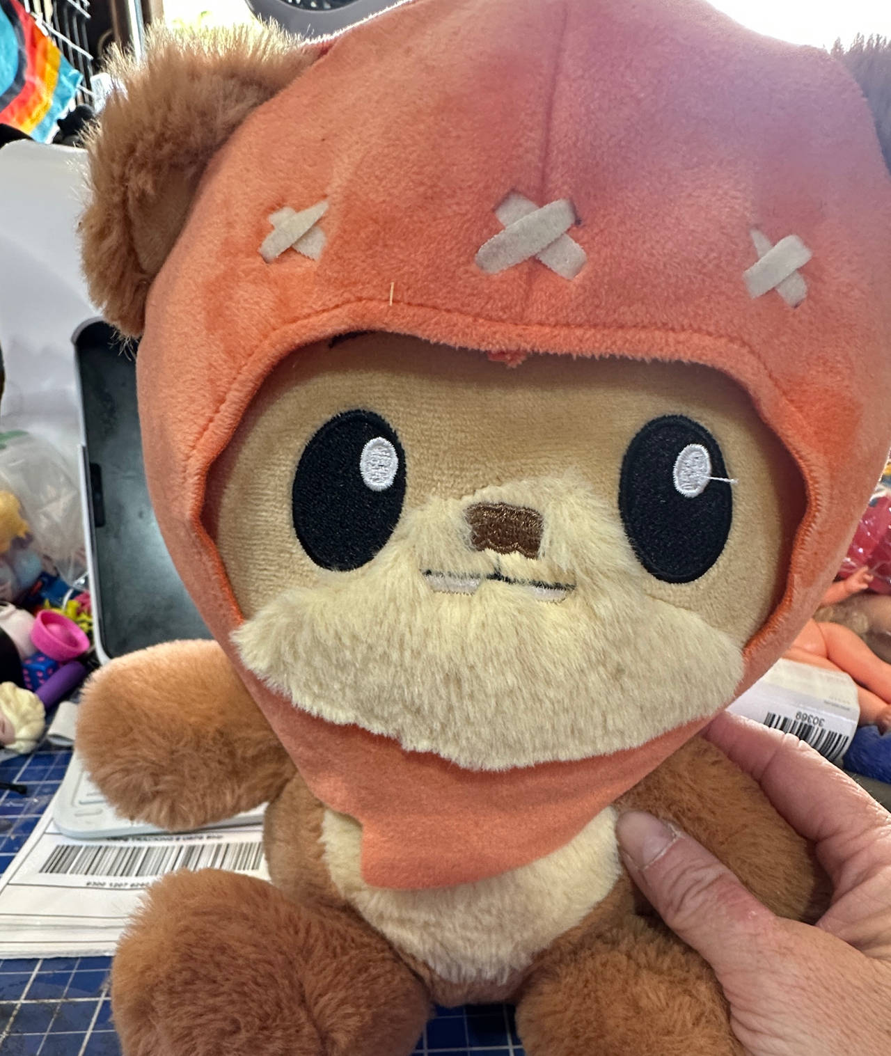 Disney Store Star Wars EWOK wicket plush stuffed animal.