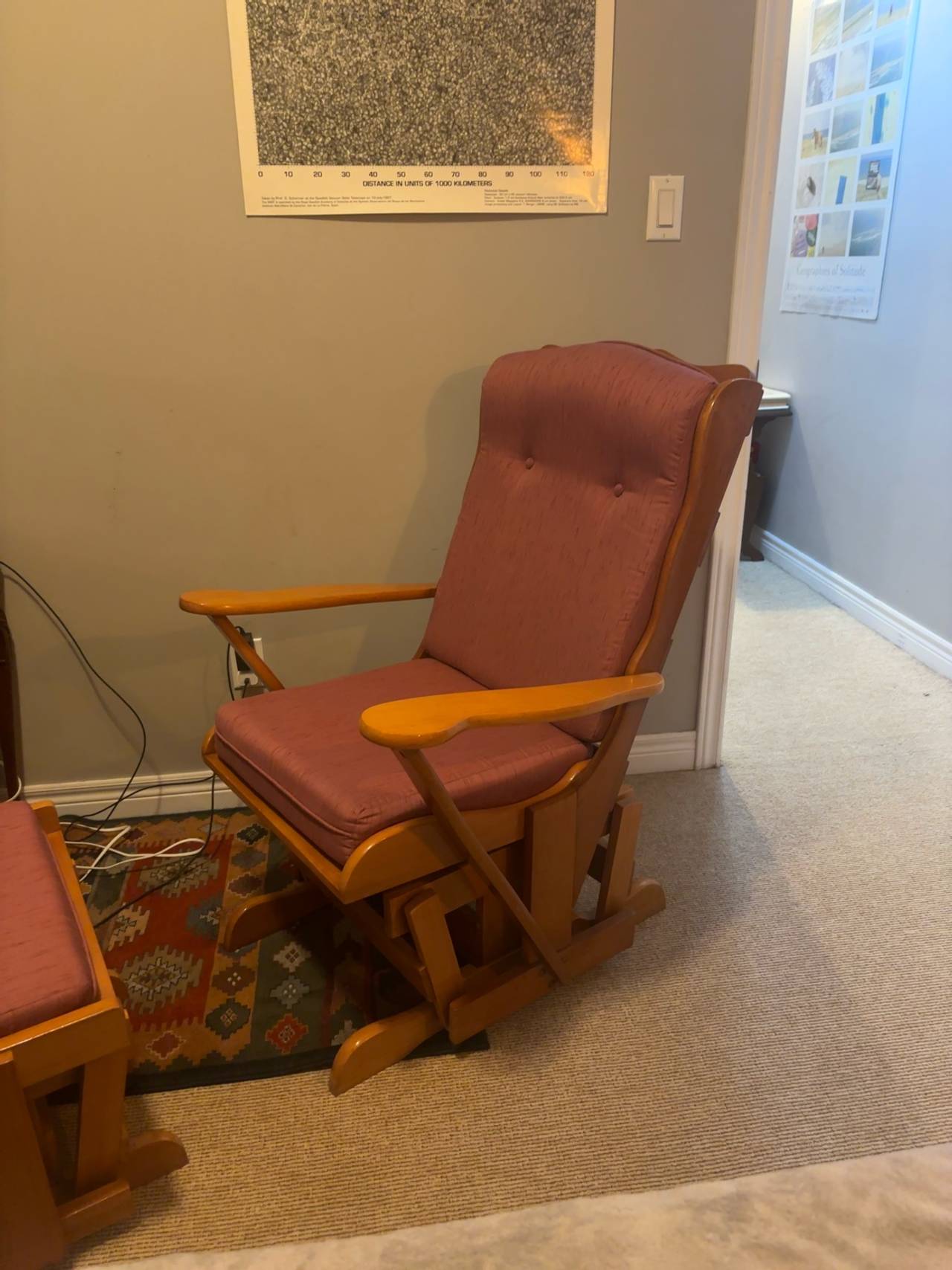 Solid Wood Rocking Chair