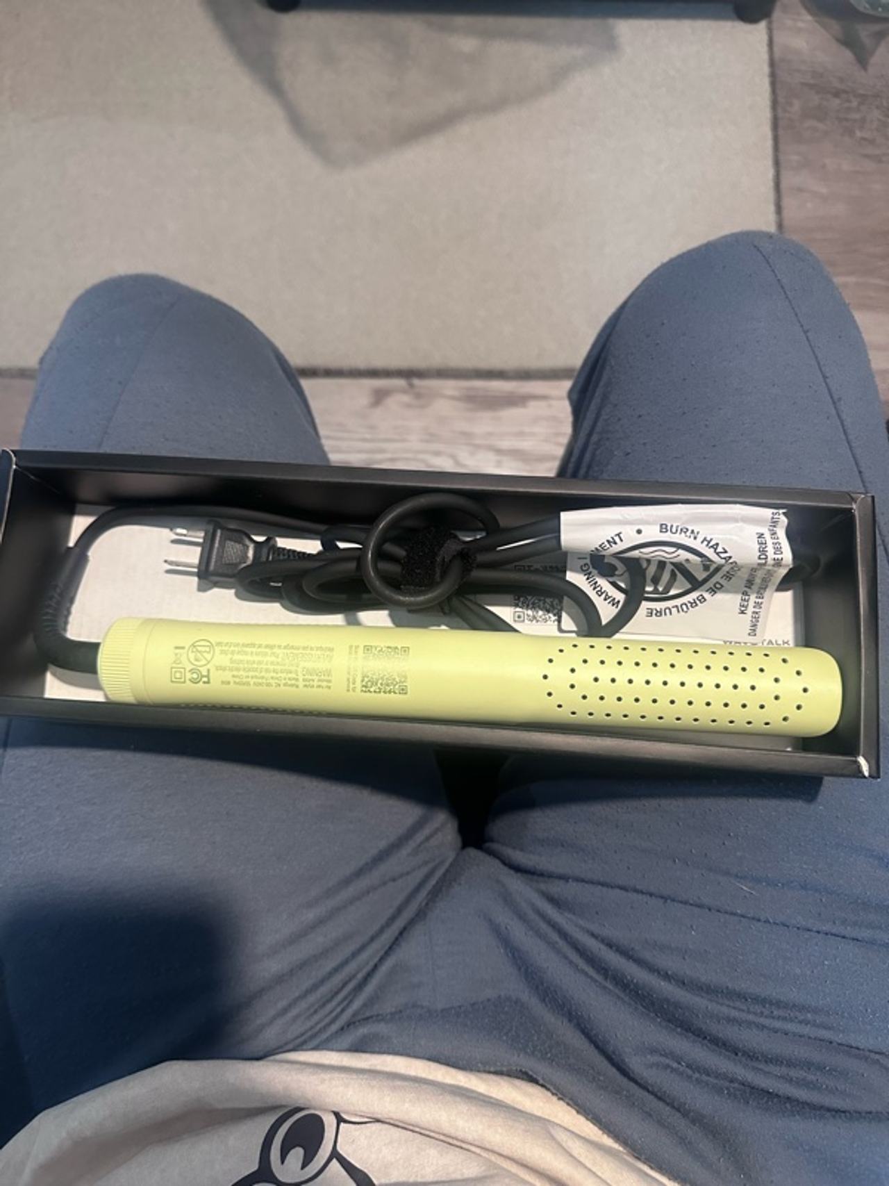 Wavytalk Airflow Styler Whirlwind Curl Hair Straightener and Curler 2 in 1 Green