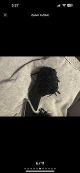 Black Suede Fringe Ankle Boots - Image 6