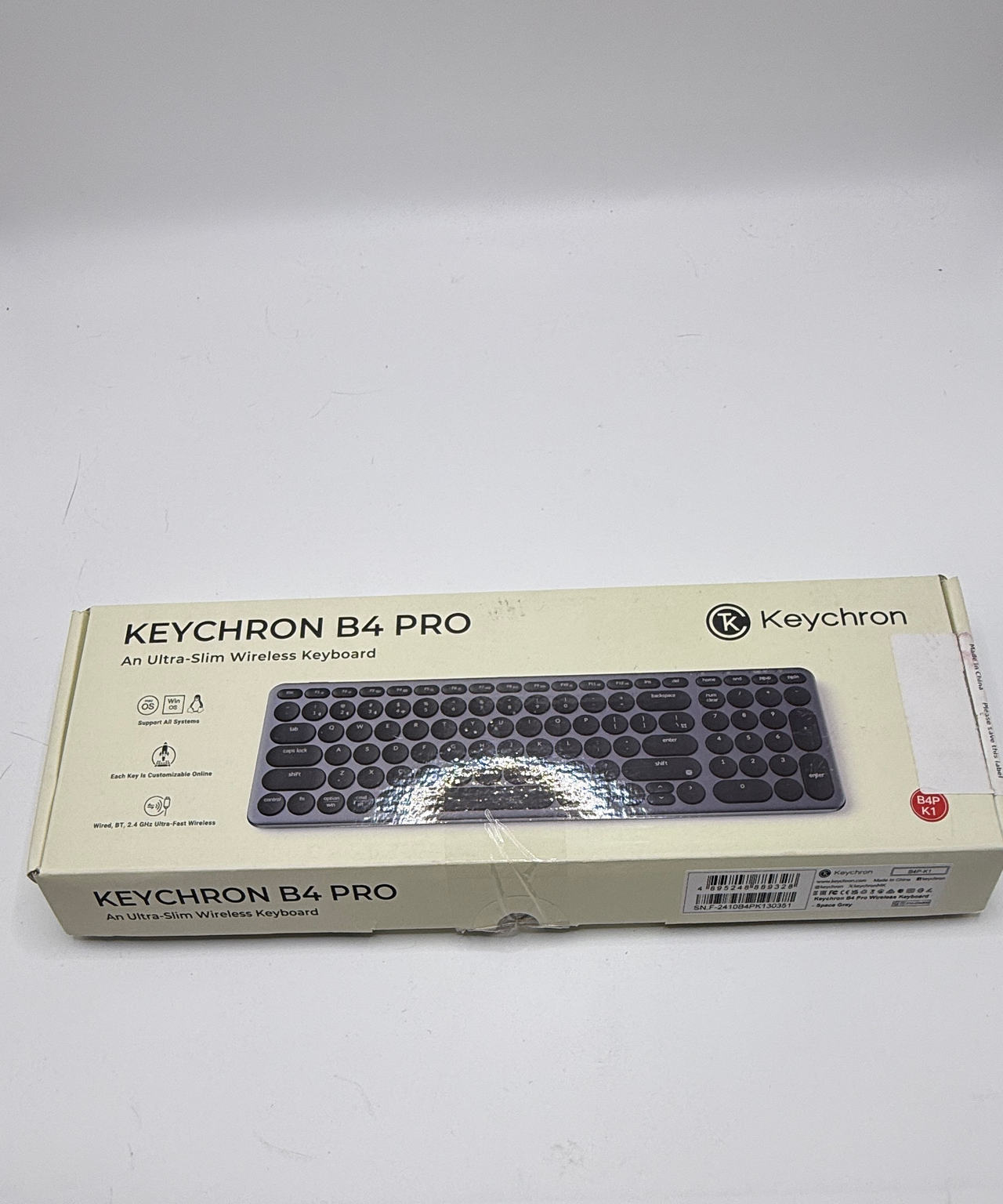 Keychron B4 Pro Ultra-Slim Wireless Keyboard
