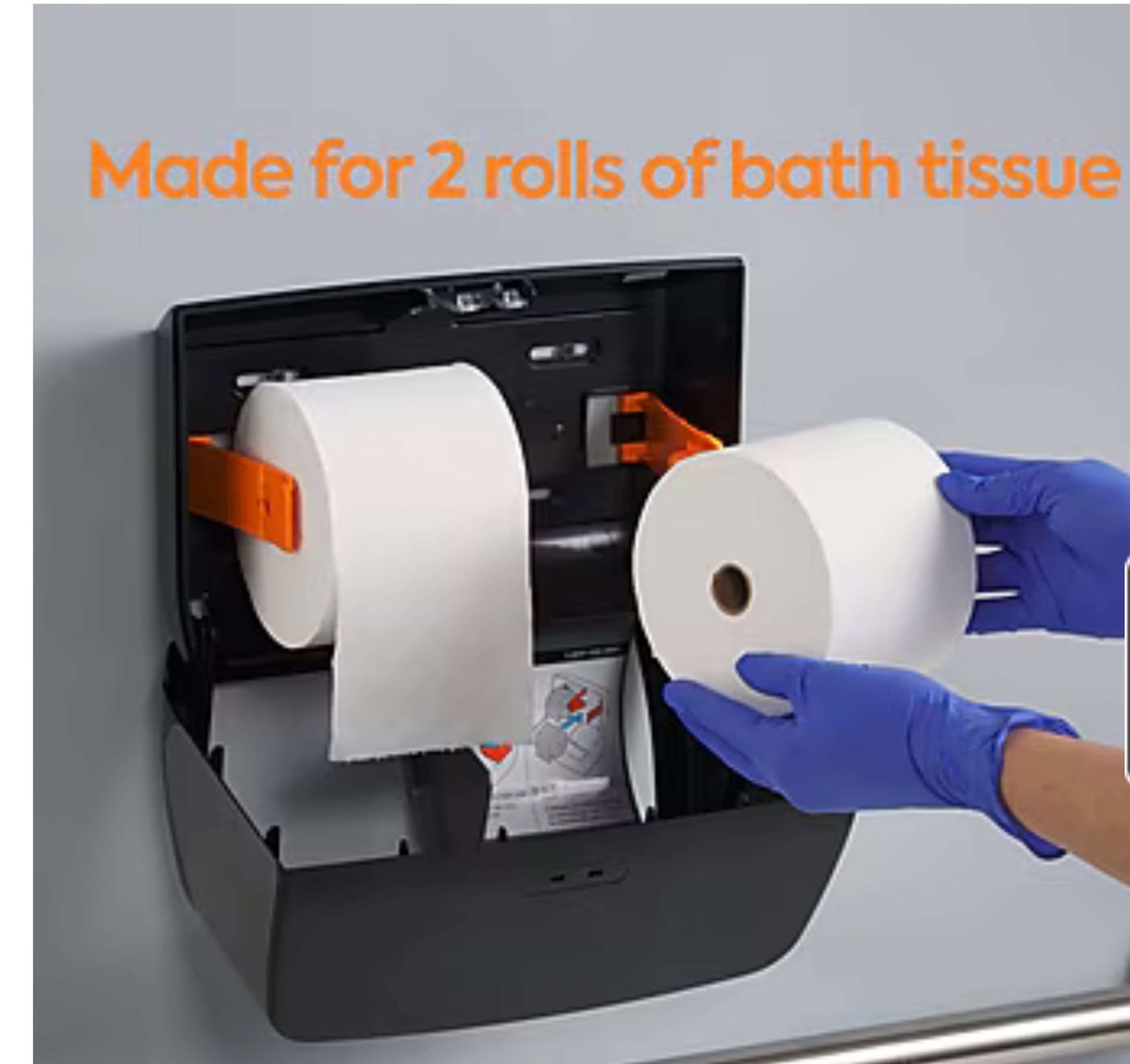 Coastwide Professional J-Series Duo Bath Tissue Dispenser - Image 2