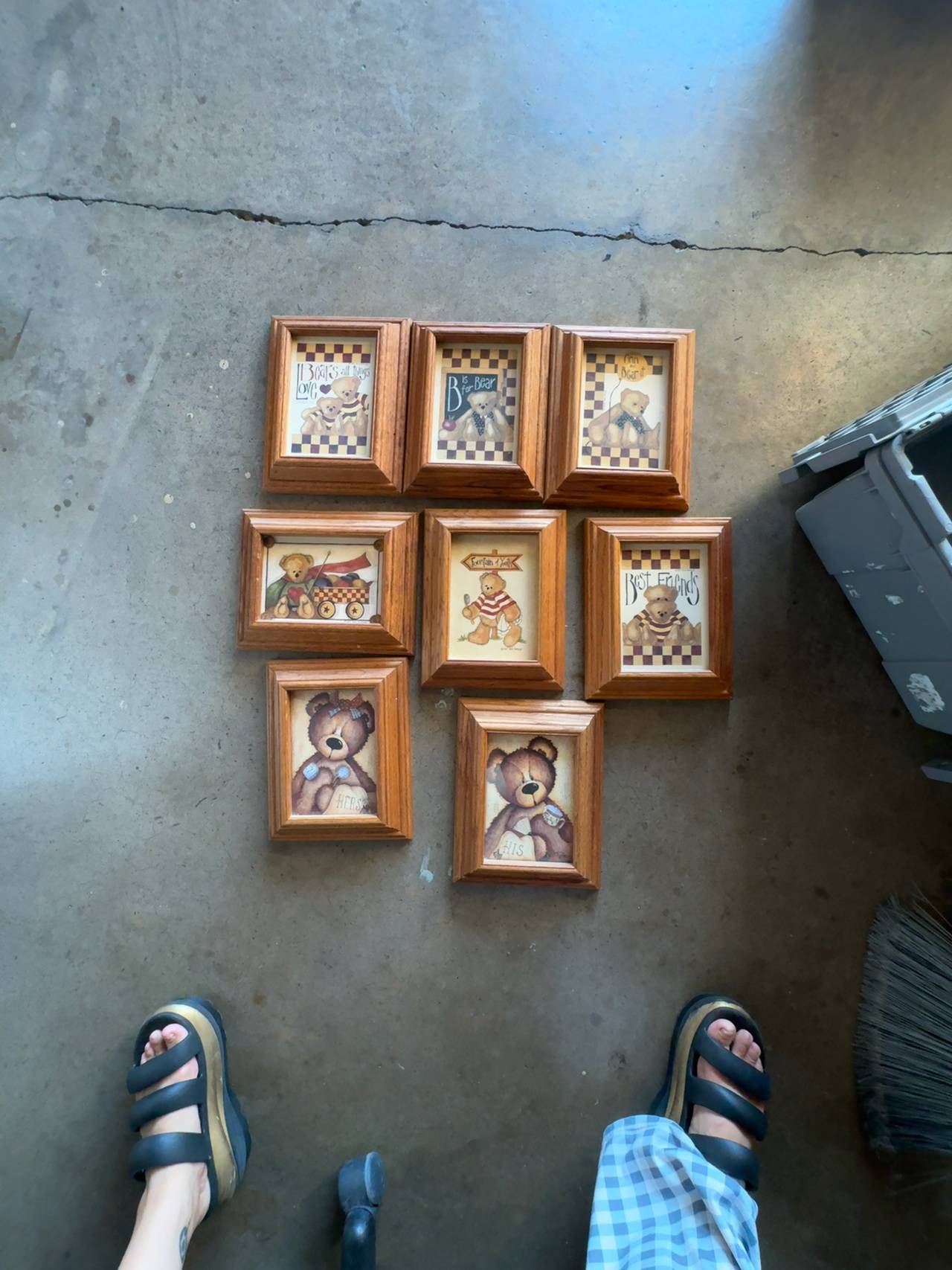 Hummel Vintage Framed Print Boy and Girl