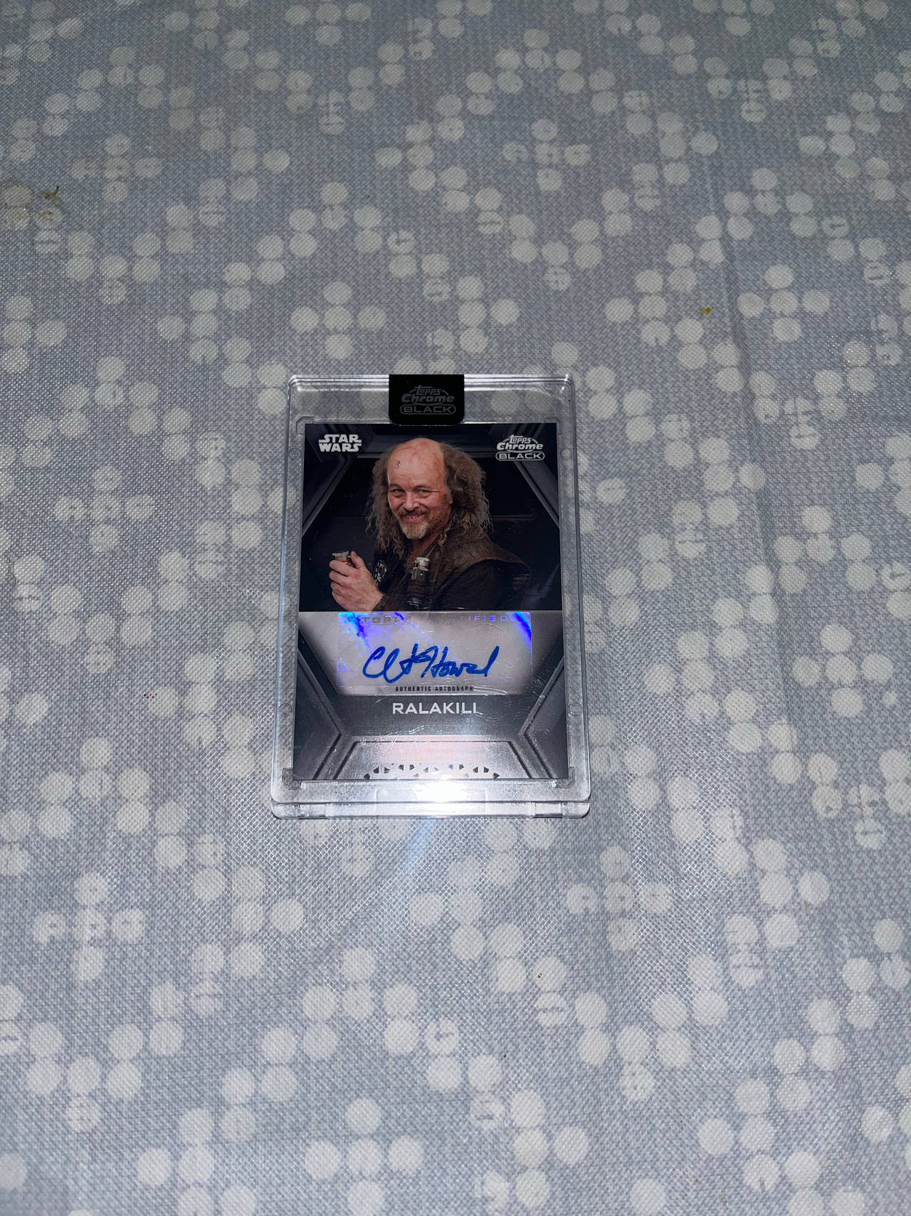Star Wars Chrome Signature Series Autograph Card