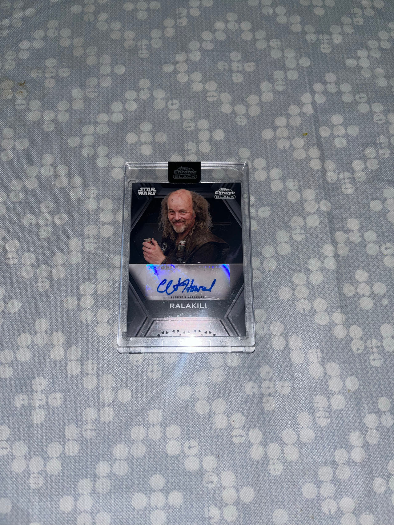Star Wars Chrome Signature Series Autograph Card