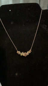 Raw Stone Chip Necklace - Image 2