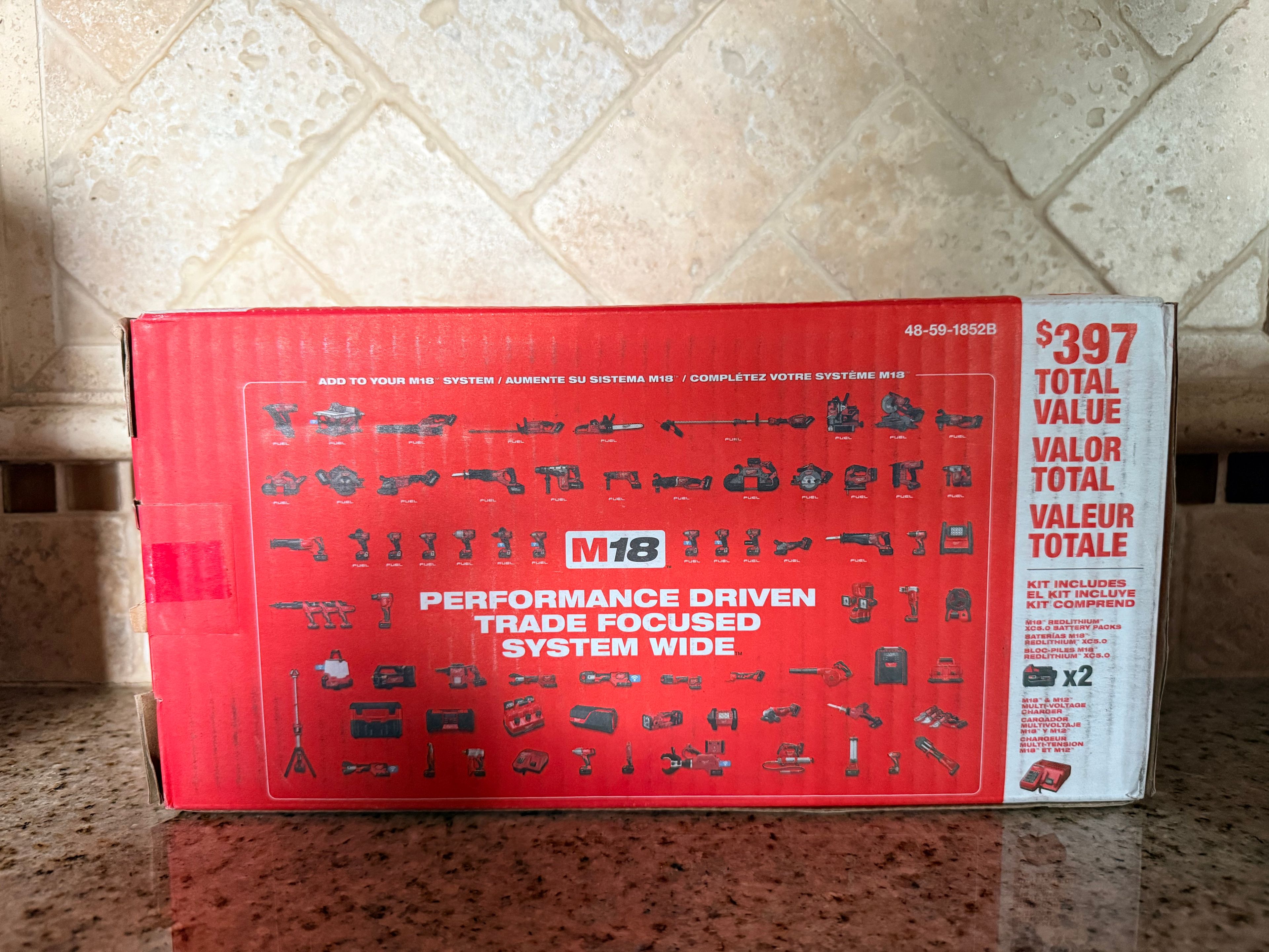 Milwaukee M18 RedLithium XC5.0 Starter Kit Red - Image 2