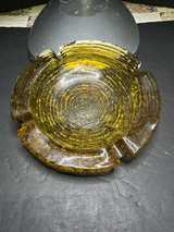 Vintage Amber Glass Tree Ring Ashtray by Anchor Hocking - Image 3
