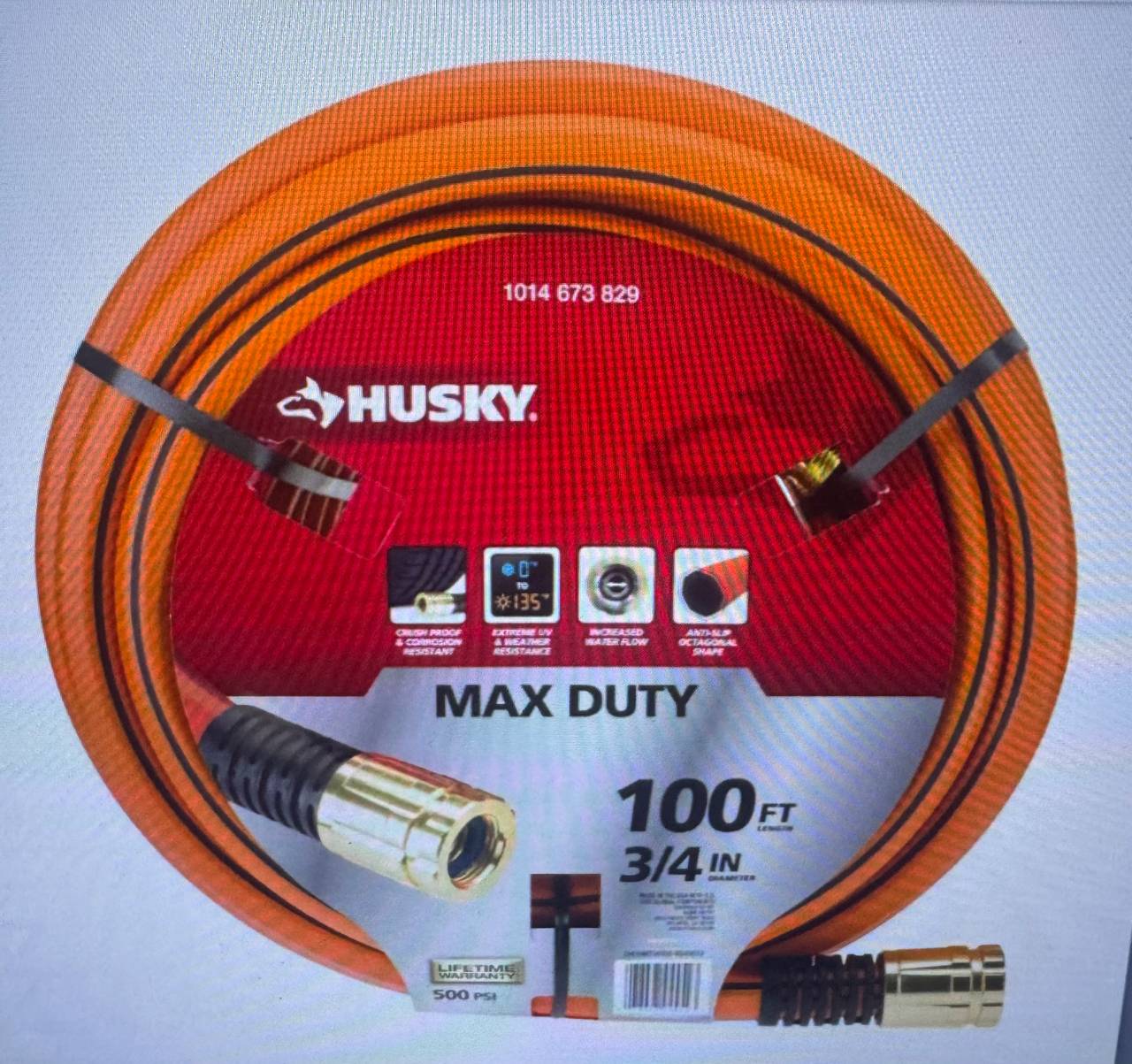 Husky Max Duty 100 ft. x 3/4 in. Garden Hose