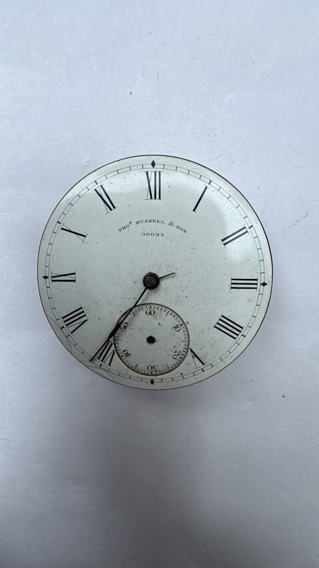 Antique Pocket Watch Dial