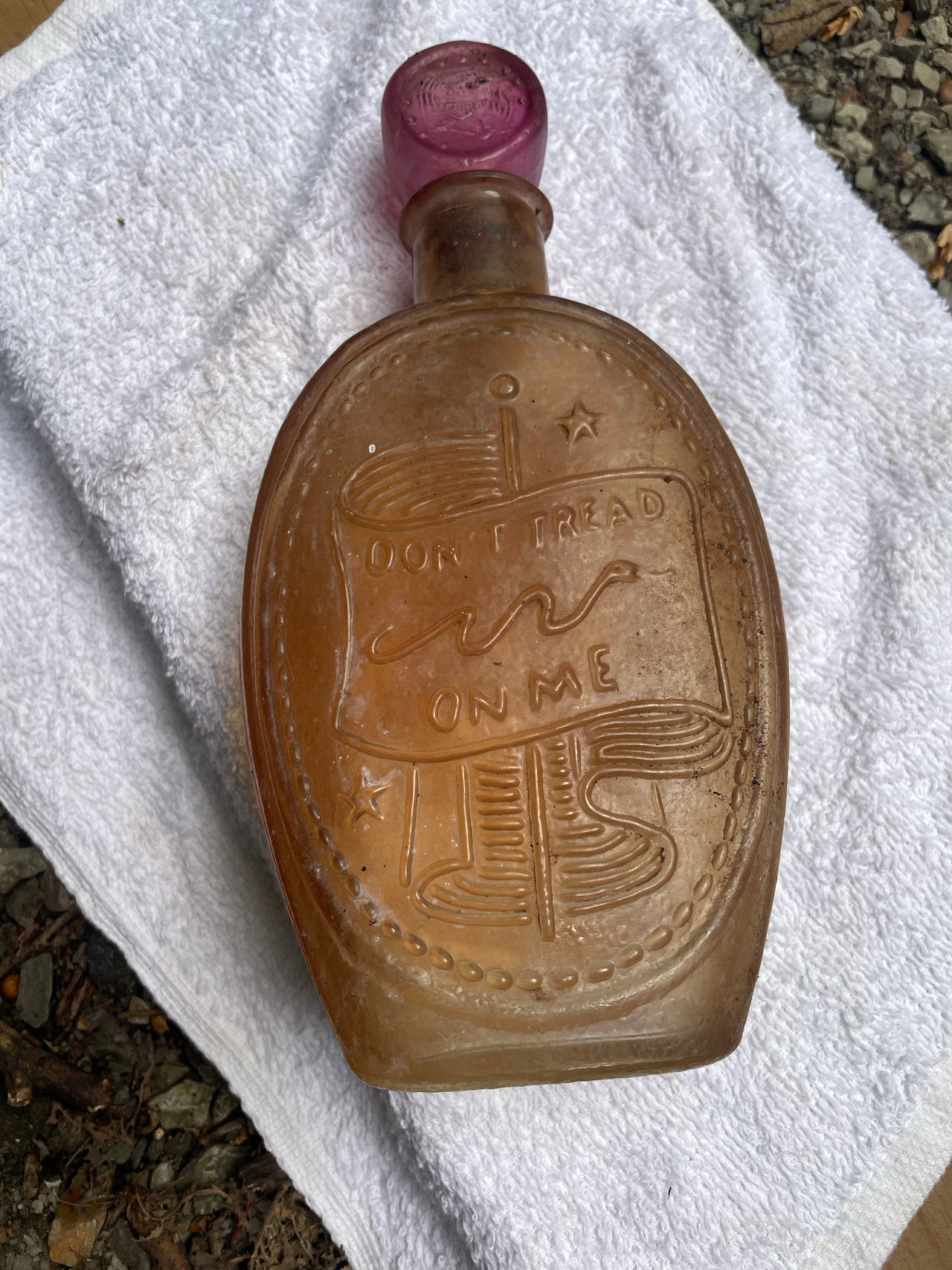 Antique Glass Flask