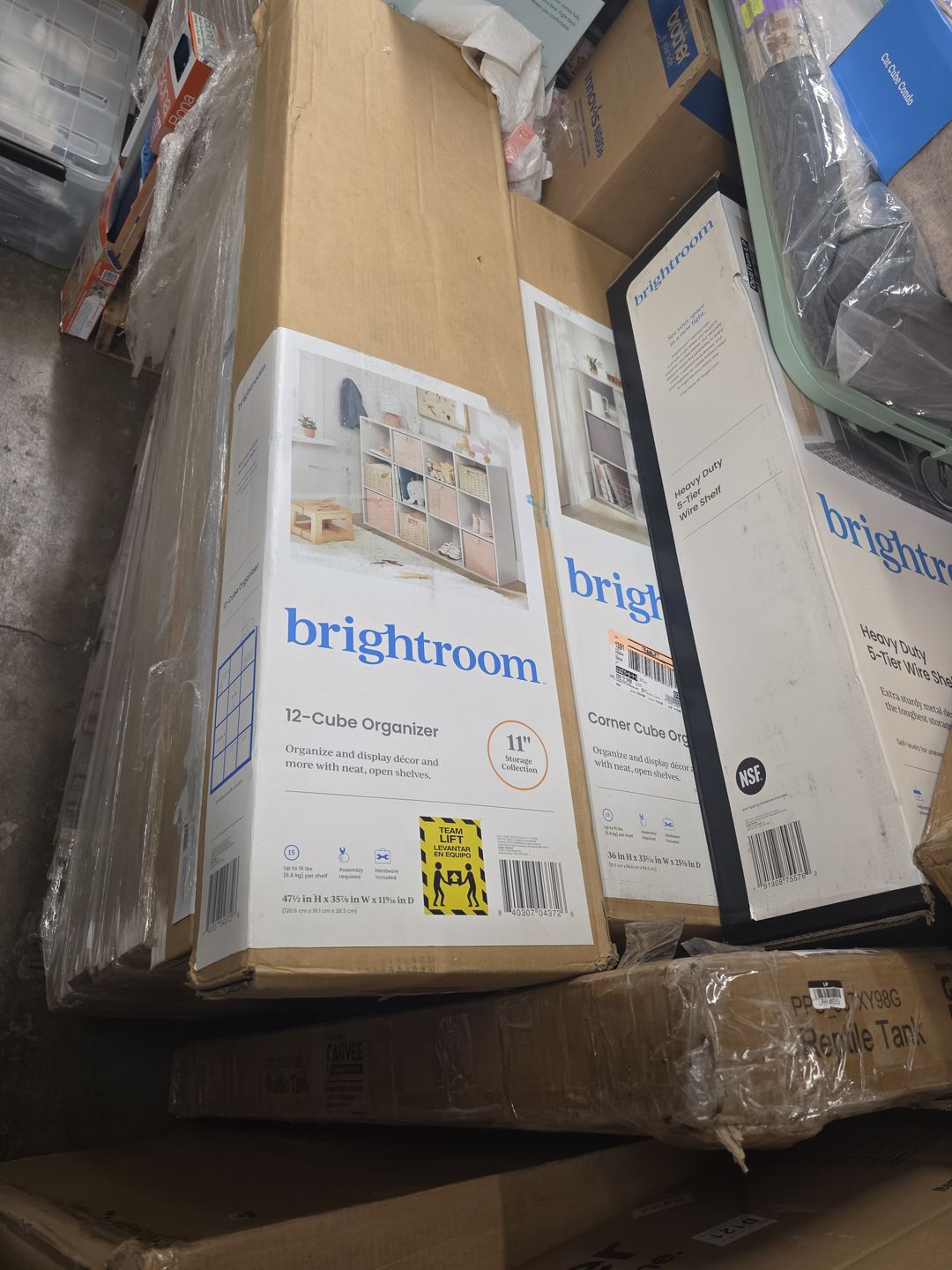 Brightroom 12-Cube Organizer White